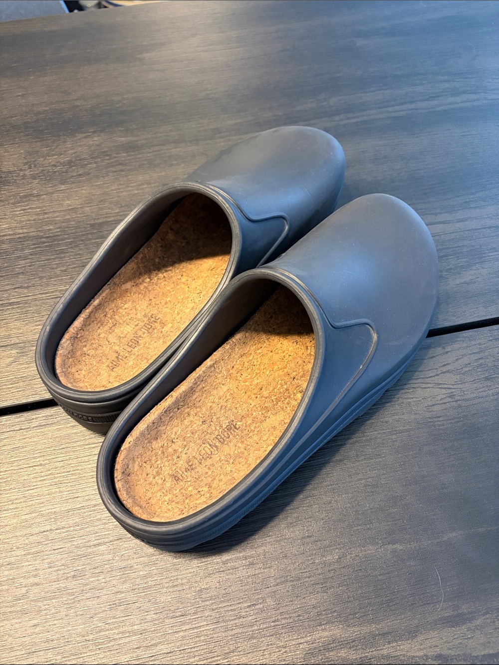 Aimé Leon Dore ALD Garden Mule Jet Black Clogs 10/10.5